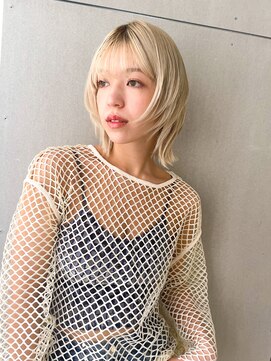 ジェム(GEM) ブロンドカラー/レイヤースタイル