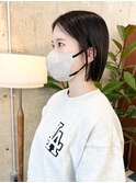 切りっぱなし透け感greige