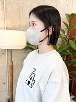 ノエ(noe) 切りっぱなし透け感greige