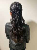 ヘアセット シャンプーアンドスパ専門店 ウルー(Uruu) 【ハーフアップ】天神/天神駅/ヘアセット/早朝