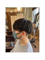 グラスバイネオリーブ 大倉山駅前店(grace by neolive)&nbsp;MEN'SHAIR/アップバング/ツーブロック/束感ショート/波巻き