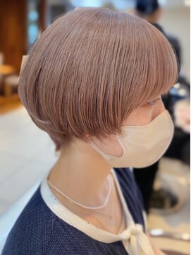 フリップビーアヴェダ(FLIP B AVEDA) マッシュショート×ケアブリーチ×本八幡×ペールトーン