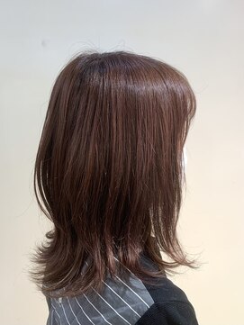 アズール 草加(azule) 大人ミディ　レイヤー　ナチュラルピンク