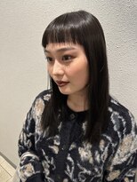 ロンド パルティール 大宮(Lond partir)&nbsp;オン眉パッツン前髪個性派スタイル