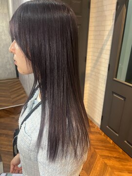 ジーナ 船橋(Zina) 髪質改善＊ロングレイヤーグレーベージュ＊美髪【Zina船橋】