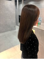 リル(LiLu) 大人可愛い艶髪☆カーキグレージュ