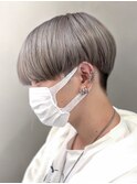 マッシュナチュラルカラーマッシュメンズヘアカラーツーブロック