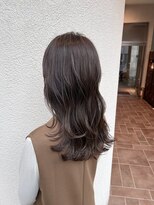 エルサフィロ ヨドヤバシ(el zafiro yodoyabashi)&nbsp;くびレイヤーエモージュカールセミディシアーカラー20代30代40代