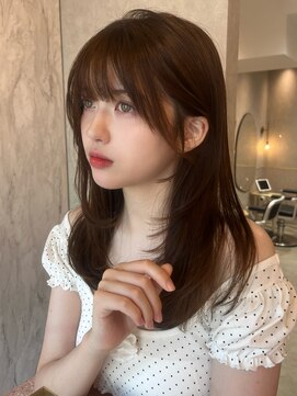 ルームバイシー 新宿(Loom. by Sea) *前髪顔まわり×レイヤーカット【新宿/韓国ヘア】