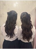 リボンツイン/ハーフツイン/ハロウィン/お揃い