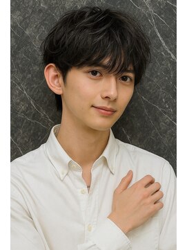 エル(LE) 【LE】刈り上げセンターパートサーフカールフェザーパーマ