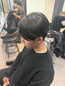 毛流れセンターパート