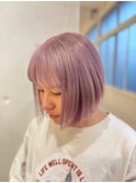 ピンクとミルクピンク【天間　彩香】