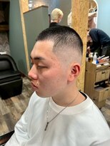 スタンドバーバー 柏(STAND BARBER)&nbsp;MEN’S HAIR/サーフカール/刈り上げセンターパート/柏