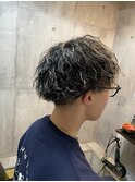 波スパイラル×クリームパーマ