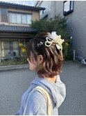 お呼ばれヘア