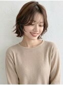 ボブレイヤー/小顔/ミルクティーベージュ/20代30代p上尾
