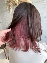 アルジャーノン コックス(ALGERNON COX) インナーカラー×チェリーレッド