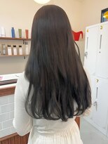 アンド グラフ(& Graph.)&nbsp;透明感カラーオリーブベージュ顔まわりカット