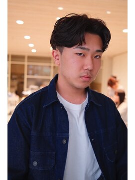 パーク(PAAQ) フェザーパーマニュアンスパーマ毛流れパーマメンズパーマ