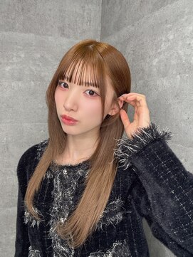 ルイス(L'wis) ブリーチなしダブルカラー.ブリーチなしブラウン.ベージュ
