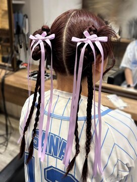 ヘアセット アリエス 新宿駅前店(aries) 毛だしカチモリ