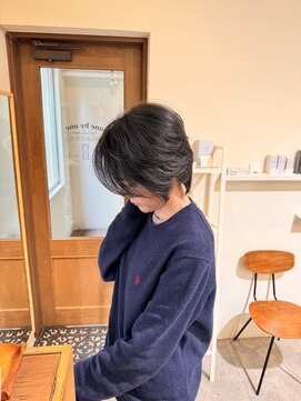ワンバイワンクラッカ(one by one CLACCA) グレージュ白髪ぼかし