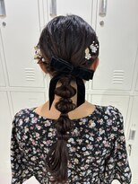 フェイス 石川町 (FACE)&nbsp;結婚式お呼ばれヘア/編みおろしヘア