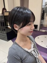 ハピネス 河原町店(Happiness)&nbsp;京都美容室　面長さんが小顔になるショート　進詩織