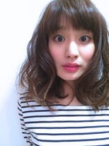 ドアー ヘア ラテ(Door hair.latte)&nbsp;無造作ミディアムウェーブ×愛されブラウンカラー20代30代