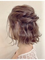 アップル(APPLE)&nbsp;こなれ感♪大人可愛いルーズハーフアップ