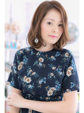 ミック 日暮里店(miq) 抜け感・アシンメトリー・フリンジウェーブ・くびれミディb