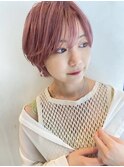 ハイトーンピンク×大人ショート★