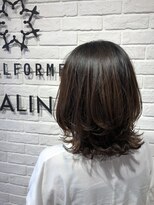 ヘア スパ ビューティー エールフォルム(HAIR SPA BEAUTY YELLFORME)&nbsp;ナチュラルくびれミディ×アッシュブラウン