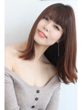 クシュ 所沢東口店(kusyu...) 鎖骨ミディアム×スモーキーグレージュ×所沢