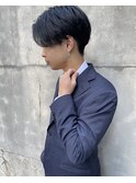 【質感抜群】センターパート ニュアンスパーマ スマートヘア