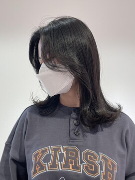 ヨーク(YOKE) 【 YOKE 】顔まわりレイヤー小顔韓国ヘアー