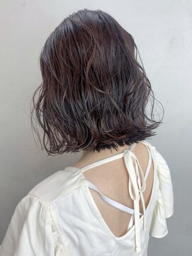 アイティー バイ アルバム 中野店(IT by ALBUM) グレージュボブ_グレージュカラーボブウルフ_ba403381