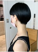 マッシュショート_チェリーブラウンフェミニンロング_ba410961