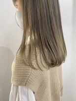 エイミー(Aimee) Aimee 町田 ニュアンスワンカール×ミルクティーグレージュ