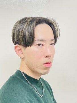 ヨシザワインク ハコザキ 水天宮前 日本橋人形町(YOSHIZAWA Inc.HAKOZAKI) センターパートマッシュ