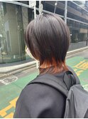インナーカラーオレンジウルフ