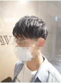 爽やかメンズショート×シースルーマッシュ