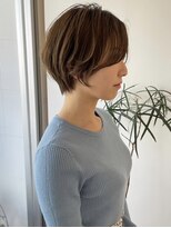 20代30代40代50代/丸みショート/クビレ/前髪あり/表参道