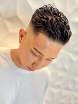 銀座マツナガ 浅草店&nbsp;ビジネスショートパーマ/スキンフェード/アップバングバーバー