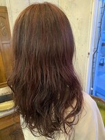 オーパスアミカ(OPUS AMICA)&nbsp;/ロングパーマ×ハイライト×ピンクカラー