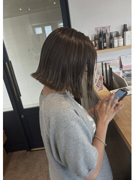 キッカ(kicca) 【kicca】ボブ×ナチュラルハイライト