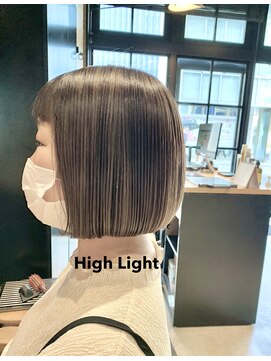 オーガニック アトリエ 大宮(organic+atelier) 小顔補正立体カット×ナチュラル丸みボブ 10代20代30代40代50代