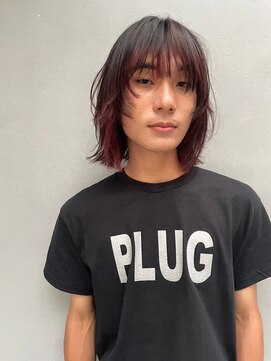 セーヌアワー(CEINE OUR) メンズカットアプリコットオレンジマロンベージュレッドmen's