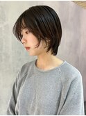 似合わせカットウェーブミディアム刈り上げボブ_ba498151